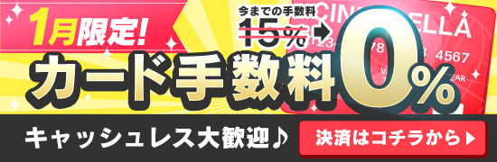 カード手数料無料